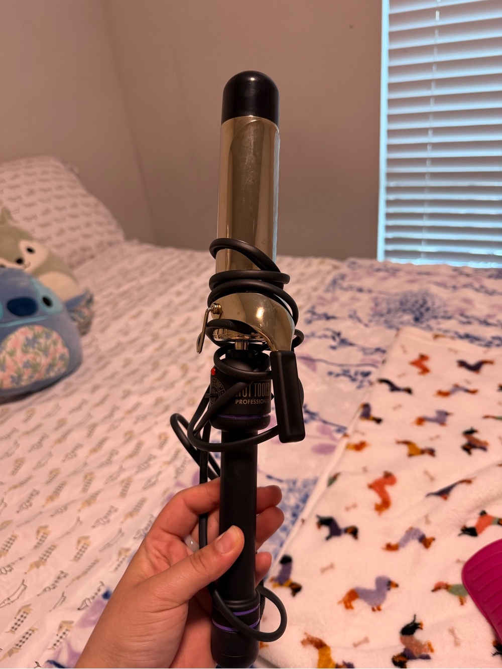 Hot tools curling iron🖤